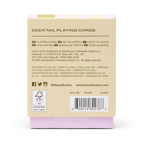 HH KOKTEYL İSKAMBİL KAĞIDI - HH COCKTAIL PLAYING CARDS