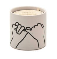 PADDYWAX IMPRESSIONS EL İŞARETLERİ SERAMİK MUM BEYAZ - IMPRESSIONS 5.75 oz. WHITE CERAMIC WITH PINKY PROMISE WILD - Thumbnail