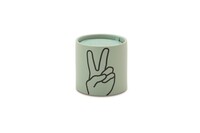 PADDYWAX IMPRESSIONS EL İŞARETLERİ SERAMİK MUM YEŞİL - IMPRESSIONS 5.75 oz. MINT CERAMIC WITH PEACE LAVENDER & THYME - Thumbnail