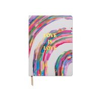 Designworks Ink - JUMBO BOY DEFTER 25,5 x 19 cm - JUMBO JOURNAL BOOKCLOTH - LOVE IS LOVE