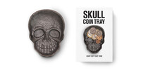 Suck UK - KAFATASI MASAÜSTÜ ORGANİZERİ - SKULL DISH COIN TRAY
