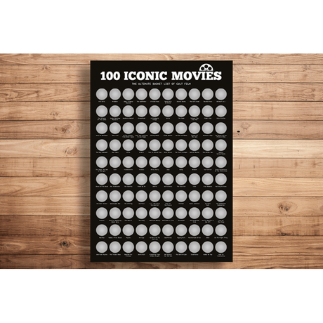 KAZINABİLİR FİLMLER POSTERİ - 100 ICONIC MOVIES