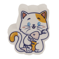 KEDİ SİLGİ (4 ÇEŞİT) 4,2x2,3 cm. - ERASER CAT - 5