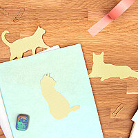 KEDİ YAPIŞKANLI NOTLUK (3'LÜ SET) - CAT STICKY NOTES - 2