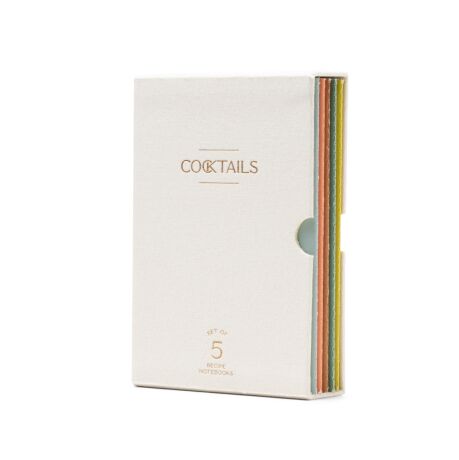 KOKTEYL TARİFİ NOT DEFTERİ (5'Lİ SET) - RECIPE NOTEBOOKS - COCKTAILS (SET OF 5)  - 1