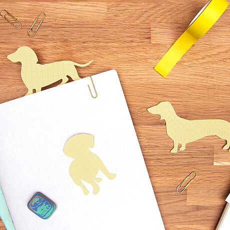 KÖPEK YAPIŞKANLI NOTLUK (3'LÜ SET) - DOG STICKY NOTES - 2