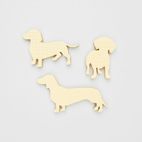 KÖPEK YAPIŞKANLI NOTLUK (3'LÜ SET) - DOG STICKY NOTES - 1