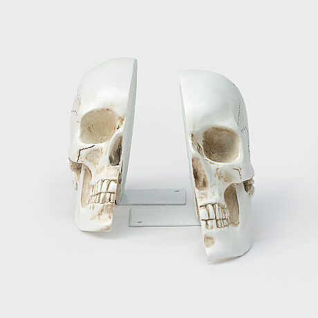 KURUKAFA KİTAP TUTACAĞI - SKULL BOOKENDS - 1