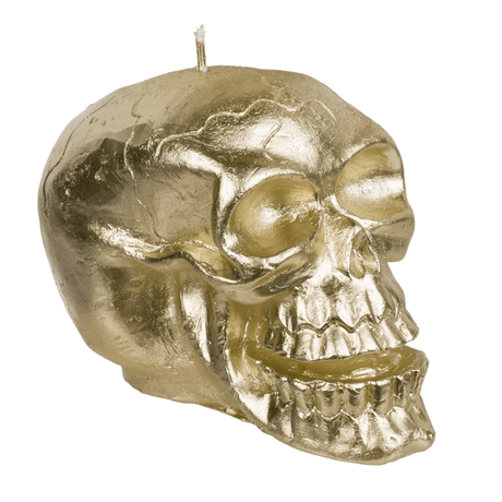KURUKAFA MUM (3 RENK) - CANDLE SKULL 12x7,5x8,5 cm.