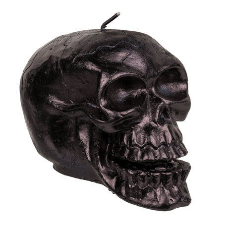 KURUKAFA MUM (3 RENK) - CANDLE SKULL 12x7,5x8,5 cm.
