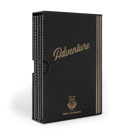 KUTULU 5 'Lİ NOT DEFTERİ SETİ 17 x 11,5 cm - TRAVEL NOTEBOOKS - ADVENTURE