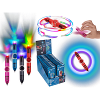 LED IŞIKLI DÖNEN STRES TÜKENMEZ KALEMİ - GYRO SPINNER WITH LED PEN - Thumbnail