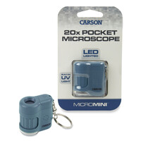 LED ve UV IŞIKLI CEP MİKROSKOBU 20x MAVİ - MİCROMİNİ™ 20x POCKET MİCROSCOPE WİTH UV AND LED FLASHLİGHT, BLUE - Thumbnail