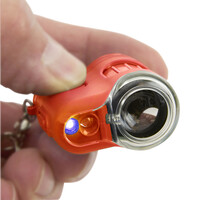 LED ve UV IŞIKLI CEP MİKROSKOBU 20x TURUNCU - MİCROMİNİ™ 20x POCKET MİCROSCOPE WİTH UV AND LED FLASHLİGHT, ORANGE - Thumbnail