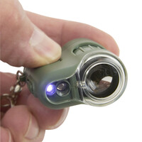 LED ve UV IŞIKLI CEP MİKROSKOBU 20x YEŞİL - MİCROMİNİ™ 20x POCKET MİCROSCOPE WİTH UV AND LED FLASHLİGHT, GREEN - Thumbnail