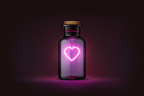 LEDLİ LAMBA AŞK - LOVE POTION LIGHT - 4