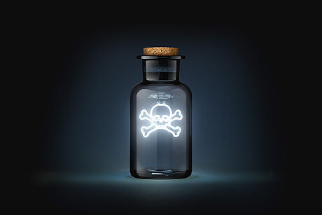 LEDLİ LAMBA KURUKAFA - POISON POTION LIGHT - 3