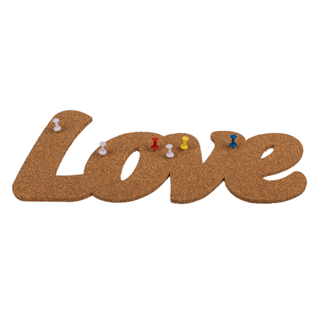 MANTAR PANO LOVE-CORK PINBOARD LOVE