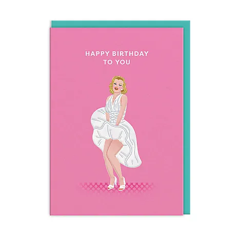 MARYLIN MONROE - GREETING CARD (A6) - 1