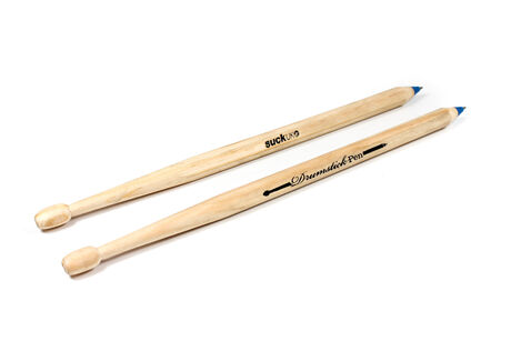 MAVİ BAGET TÜKENMEZ KALEM - BLUE DRUMSTICK PENS