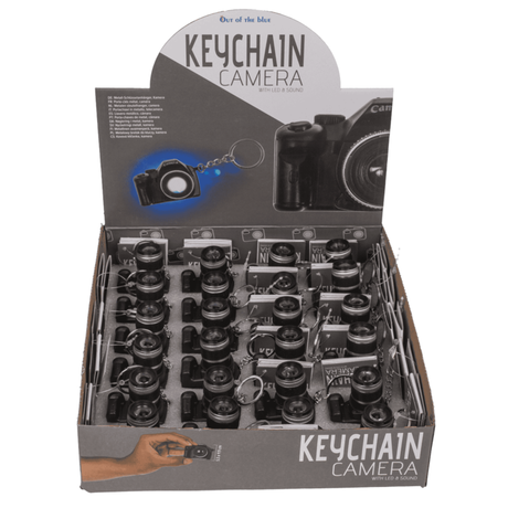 METAL ANAHTARLIK KAMERA SES ve IŞIKLI - METAL KEYCHAIN CAMERA