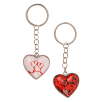 METAL KALP ANAHTARLIK (8 ÇEŞİT) 3,5 cm. - METAL KEYCHAIN HEARTS - 5