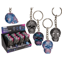  - METAL KURUKAFA ANAHTARLIK-SKULL KEYCHAIN