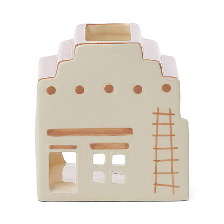 NO. 03 SANTA FE TÜTSÜ VE TEA LIGHT MUMLUK - NO. O3 SANTA FE ADOBE STYLE INCENCE&TEA LIGHT HOLDER (1 TEA LIGHT&20 INCENSE CONES) - 2