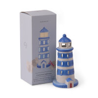 NO. 07 LIGHTHOUSE TÜTSÜ VE TEA LIGHT MUMLUK - NO. 07 LIGHTHOUSE STYLE INCENSE&TEA LIGHT HOLDER (1 TEA LIGHT&20 INCENSE CONES)