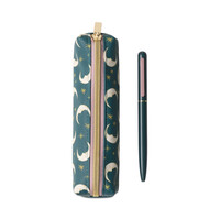 PEN & POUCH SET - TEAL MOON - Thumbnail