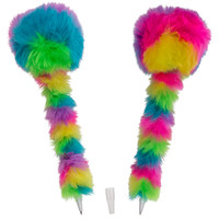Out Of The Blue - PLUSH PEN RAINBOW - Pom Pom Gökkuşağı Peluş Kalem