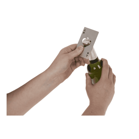 POKER ŞİŞE AÇACAĞI (2 RENK) - METAL BOTTLE OPENER POKER - 2