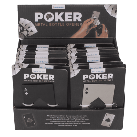POKER ŞİŞE AÇACAĞI (2 RENK) - METAL BOTTLE OPENER POKER - 5