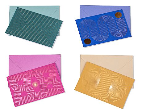 RADIANT ZARFLI NOT KARTLIK SETİ (16'LI) - RADIANT NOTECARDS SET OF 16 ASSORTED - 2