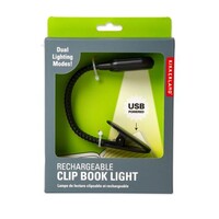 RECHARGEABLE CLIP BOOK LIGHT - Şarj Edilebilir Kitap Okuma Işığı - İki Aydınlatma Modu - Thumbnail