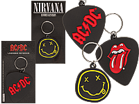 ROCKSTARS ANAHTARLIK (3 Çeşit: AC/DC, Rolling Stones, Nirvana) - ROCKSTAR KEYCHAIN (3 Assorted)