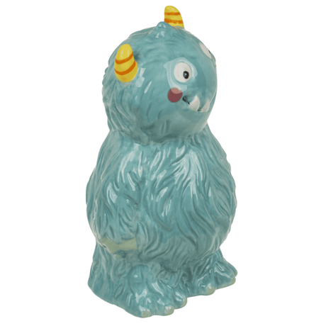 SERAMIK KUMBARA MAVİ CANAVAR 17 cm.- SAVINGS BANK BLUE MONSTER