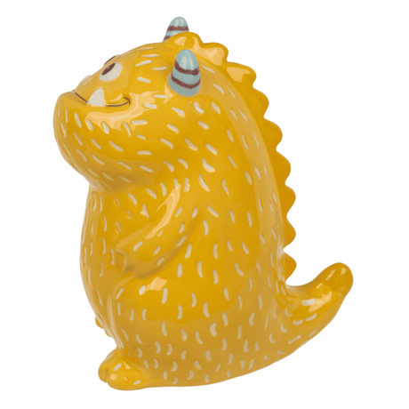 SERAMIK KUMBARA SARI CANAVAR 15 cm.- SAVINGS BANK YELLOW MONSTER