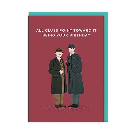 SHERLOCK HOLMES - GREETING CARD (A6) - 1