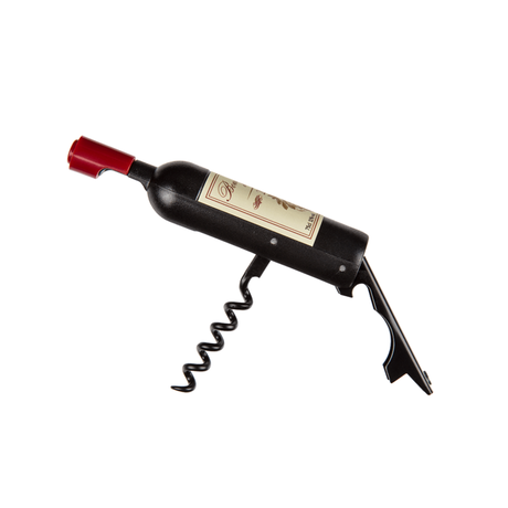 ŞİŞE AÇACAĞI & TİRBUŞON (12 cm.) - CORKSCREW&BOTTLE OPENER WINE BOTTLE