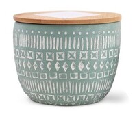 Paddywax - PADDYWAX SONORA DESENLİ BETON MUM - SONORA 10 oz. MINT CONCRETE CANDLE BERGAMOT & FRESH FIG