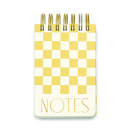 SPİRALLİ TOMBUL NOT DEFTERİ 192 sy. 15,3x10,2 cm. - TWIN WIRE CHUNKY NOTEPAD CHECKS - 1