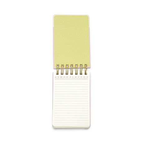 SPİRALLİ TOMBUL NOT DEFTERİ 192 sy. 15,3x10,2 cm. - TWIN WIRE CHUNKY NOTEPAD STRIPES - 2