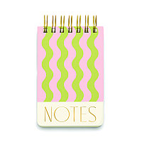 SPİRALLİ TOMBUL NOT DEFTERİ 192 sy. 15,3x10,2 cm. - TWIN WIRE CHUNKY NOTEPAD STRIPES - 1