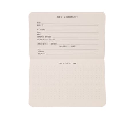 STANDARD ISSUE CEP DEFTERİ KIRMIZI 14,80x10,6 cm. - STANDARD ISSUE POCKET JOURNAL - ROSEWOOD+BLUSH