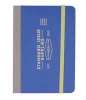 Designworks Ink - STANDARD ISSUE CEP DEFTERİ MAVİ 14,80x10,6 cm. - STANDARD ISSUE POCKET JOURNAL - COBALT+CITRON