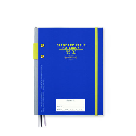 STANDARD ISSUE PLANLAYICI DEFTER MAVİ 17,15x21,6 cm. - STANDARD ISSUE PLANNER NOTEBOOK-COBALT&CITRON