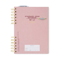 STANDARD ISSUE SPİRALLİ DEFTER DUSTY PINK - STANDARD ISSUE No.12 TWIN WIRE PLANNER DUSTY PINK - Thumbnail