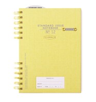 Designworks Ink - STANDARD ISSUE SPİRALLİ DEFTER OCHRE - STANDARD ISSUE No.12 TWIN WIRE PLANNER OCHRE