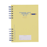 Designworks Ink - STANDARD ISSUE SPİRALLİ DEFTER SARI - STANDARD ISSUE PLANNER NOTEBOOK NO. 12 COBALT + CITRON